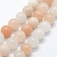 Chapelets de perles en aventurine rose naturel X-G-I199-22-8mm-1