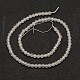 Chapelets de perles d'agate naturelle X-G-G882-4mm-A06-7-2