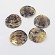 Pendentifs en coquille d'akoya naturelle imprimée pour la fabrication de bijoux SSHEL-J015-01-2