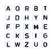 Alphabet akrylperlen Sätze MACR-TA0001-02-1
