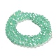 Supports de perles de verre imitation jade EGLA-A035-J6mm-B10-3