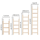 AHANDMAKER Bird Step Wood Ladder AJEW-GA0001-72-2