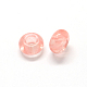 Cherry Quartz Glass European Large Hole Beads X-G-Q442-17-2