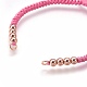 Fabbricazione di braccialetti di perline intrecciati con corde di nylon BJEW-F360-FRG01-2