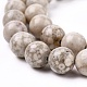 Chapelets de perles maifanite/maifan naturel pierre  G-I187-10mm-01-7