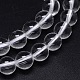 Round Natural Grade AA Quartz Crystal Beads Strands G-H1648-10mm-01N-AAA-2