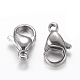 Jewelry Findings Original Color 304 Stainless Steel Lobster Claw Clasps X-STAS-R050-12x7mm-2