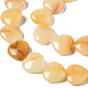 Naturali giallo perline avventurina fili G-N0326-67-3