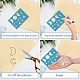 GORGECRAFT 2 Styles Jewelry Shape Template Reusable Earrings Making Plastic Moon Star Sun Cutouts Cutting Stencil Lapidary Templates for Cabochons Bracelets Earrings Making Jewelry DIY Crafts DIY-WH0359-008-3