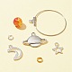 Kit fai da te per la creazione di braccialetti con orecchini planetari DIY-FS0004-33-3
