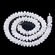 Crackle sintetico perle di quarzo fili G-S285-07-2