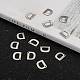 304 Stainless Steel Letter Charms STAS-O072-D-5
