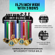 Спортивная тема железная вешалка для медалей настенная стойка для дисплея ODIS-WH0021-674-3