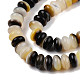 Naturel noir à lèvres shell perles brins SSHEL-N003-150-3