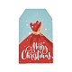 紙ギフトタグ  hange tags  美術工芸用  クリスマスのために  単語メリークリスマスと  カラフル  50x30x0.3mm  穴：5mm CDIS-L003-E10-A-1