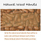 Timbre de sceau de cire en bois bricolage AJEW-WH0131-315-3