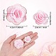 Nbeads 3d rose fleur polyester informatisé accessoires d'ornement brodés DIY-NB0008-21A-2