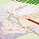 10 Sets 10 Colors Paper Envelopes & Letter Papers DIY-SZ0003-73-5