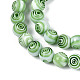 Ручной MILLEFIORI Стеклянные круглые бусины пряди LK-R004-93C-3