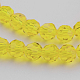Chapelets de perles en verre transparent X-GLAA-G013-6mm-68-3
