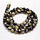 Round Millefiori Glass Beads Strands LK-P001-06-3