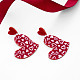 Valentinstag Acryl Herz Ohrstecker&nbsp;FS-WGE7447-06-1