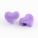 Love Heart Acrylic European Beads OPDL-Q127-M02-2