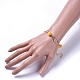 (vendita di fabbrica di feste di gioielli) bracciali con catena a maglie in ottone BJEW-JB04504-05-4