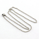 316 Stainless Steel Cable Chain Necklaces Making NJEW-Q289-21-1