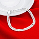 Brass Curb Chain Bracelets BJEW-BB17055-6
