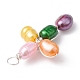 Colgantes de perlas cultivadas de agua dulce naturales teñidas PALLOY-JF02230-02-4