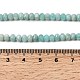 Природных амазонит бисер нитей G-RM250101-Q3-5