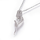 304 Stainless Steel Pendant Necklaces NJEW-E141-13-3