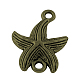 Tibetan Style Alloy Starfish/Sea Stars Links Connectors TIBEP-R345-02AB-NR-3