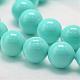Bollos de perlas redondas de perlas de concha pintada para hornear BSHE-L011-6mm-B012-4