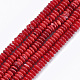 Chapelets de perles en perles de corail en bambou de mer (imitation corail) CORA-T009-24-1
