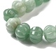 Natürlichen grünen Aventurin Perlen Stränge G-K335-02A-3