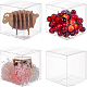 Emballage cadeau en plastique transparent pour animaux de compagnie CON-WH0052-12x12cm-1