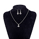 Zinc Alloy Anchor Jewelry Sets SJEW-BB16599-8