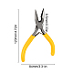 CREATCABIN 1Pc Needle Nose Pliers Multifunction Precision Steel Plier Flat Wire Long Chain Small Mini Stripper Hand Jewelry Making Tools for DIY Earrings Bracelets Necklaces Crafts Supplies PT-CN0001-01-2