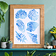 FINGERINSPIRE Seashell Plastic Stencil for Walls and Crafts DIY DIY-WH0202-204-5