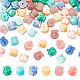 Nbeads 60pcs 6 couleurs perles de corail synthétiques CORA-NB0001-01-1