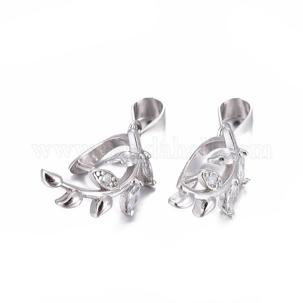 GOMAKERER 2 Pendentifs Griffes Vierge Irrégulière 925 Argent Sterling - Breloques Pour Pierres Précieuses