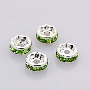 Латунь марки А горный хрусталь Spacer бисер RB-A014-Z7mm-07S