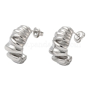 Серьги-гвоздики из нержавеющей стали 304 EJEW-Z022-14P