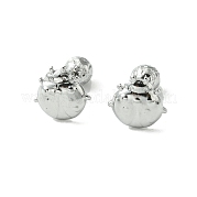 Серьги-гвоздики из нержавеющей стали марки 304 EJEW-Q801-08P
