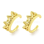 Серьги-манжеты из латуни EJEW-C104-028G