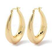Brass Hoop Earrings EJEW-H301-02G-01