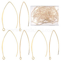 Gold Fishhook Earring Hooks - 120 PCS/60 Pairs 18K Gold Hypoallergenic Ear  Wires Fish Hooks for Jewelry Making, Jewelry Findings Parts with 120 PCS  Rubber Earring Backs Stopper for DIY Earrings 18K Gold 2