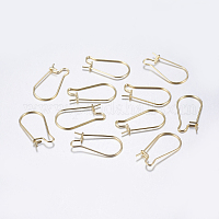 1 Box 60pcs Earring Hooks Stainless Steel Kidney Ear Wire Hook